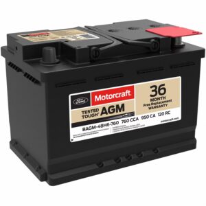 Batería para carro Motorcraft AGM BAGM-48H6-760