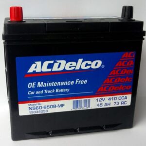 Batería para carro ACDelco NS60 650B-MF - 12V